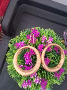 Chunky Gold Hoop Earrings