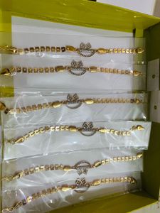 Elegant Gold Tone Bracelet rakhi for men