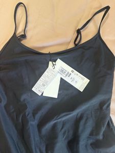 M&amp;S New Collection Black Cami Scoop Neck Swimsuit