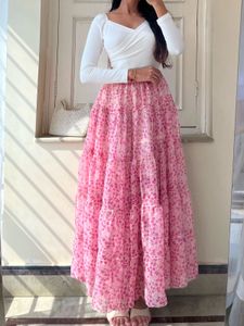 Bohemian Tiered Maxi Skirt