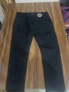 Classic Black Pants with Embellishment