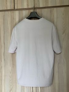 Casual White T-Shirt with Embroidered Surfers