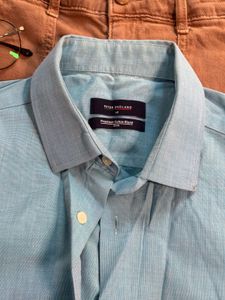 Men's Blue Long Sleeve Shirt