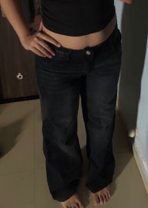 Black faded Denim Jeans