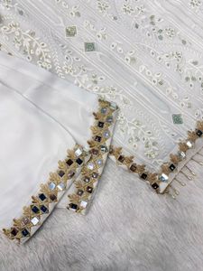 Real Mirror Work Top,Pent with Dupatta