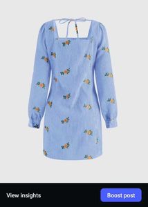 Floral Corduroy Dress