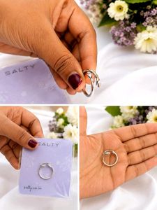 Hugging Arms Ring Silver💍🤍