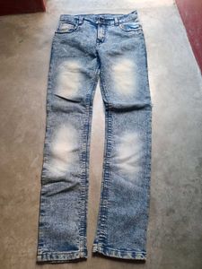 Acid Wash Denim Jeans