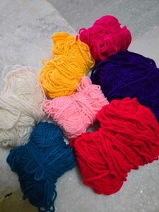 Assorted Yarn Skeins for Crafts