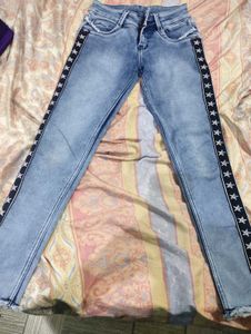 Blue Jeans with Star Detail