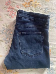Men's navy blue straight fit Jeans