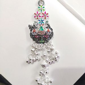 Pure 97Silver Saree Waist key, चटका, कमरबंद, जुड़ा