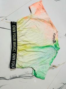 Tie-Dye T-Shirt with Inspirational Quote