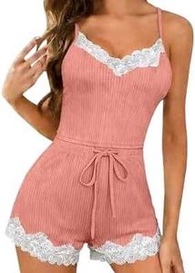 Cozy Pink Ribbed Night Suit festival sale