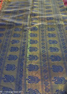 Beautiful Stone And Mirror Work Saree