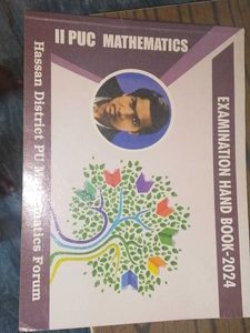 II PUC Mathematics Handbook 2024