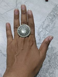 Stunning Pink Stone Statement Ring