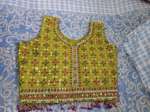 Stylish Embroidered Crop Top