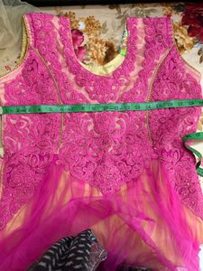 new Stunning Pink Ethnic Gown