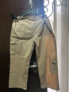 Unisex Beige Cargo Pants