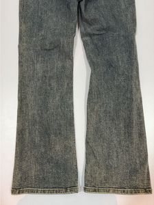 Washed Grey Denim Jeans