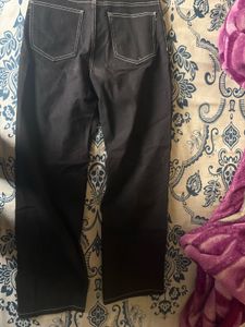 Black Straight Leg Jeans