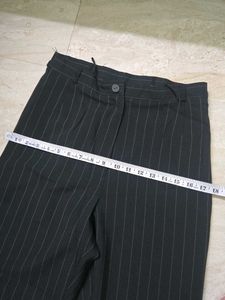 y2k Striped Wide-Leg Trousers