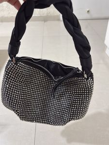 zara Sparkling Rhinestone Shoulder Bag