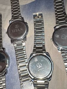 Set of 5 Men's Stainless Steel Watches