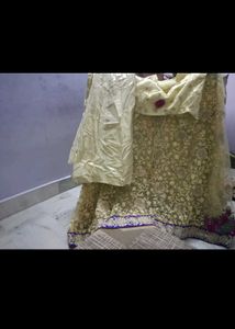 Net Designer Saree With Blouse Peticoat No Return