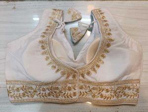 Embroidered White Blouse