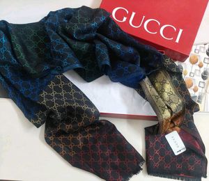 Gucci GG Monogram Rainbow Scarf