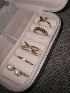 Gold Chic Ring Set of 5