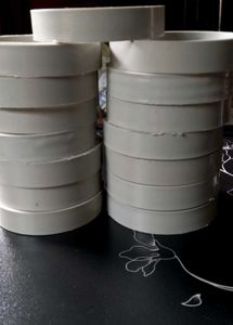 14 Rolls of White Elastic Bangles Base