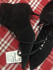 Zara Heeled Ankle Boots