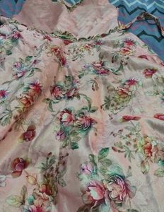 Beautiful Pink Floral Lehenga Choli