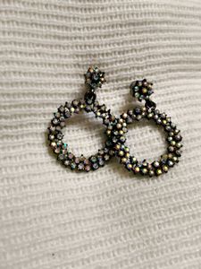 Sparkling Hoop Earrings