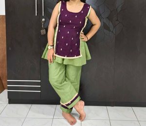 Designer Kurta Set with Trousers