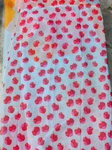 Digital Printed Saree With Unstitched Blouse Peice