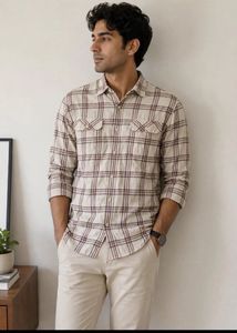 Men's Plaid Casual Shirt
