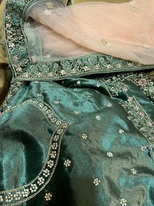Semistitched Semi Bridal Lehenga
