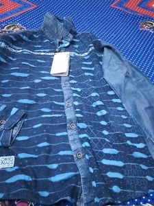 Denim Shirt Men Branded