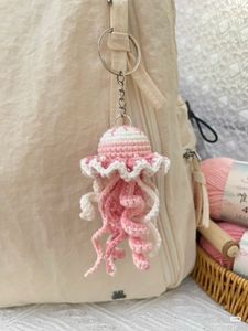 Crochet Jellyfish Keychain(1 piece)