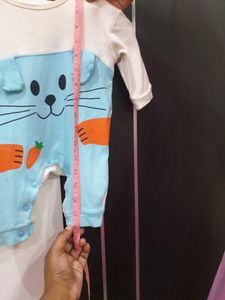 Unisex Soft Cotton Romper for 3-6 months