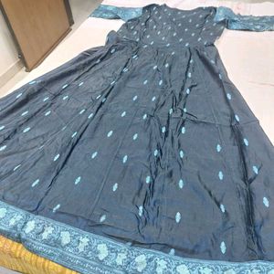 Beautiful Navy Blue Ethnic Gown
