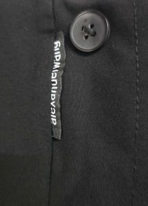 Designer Black Structured Athletic Shorts