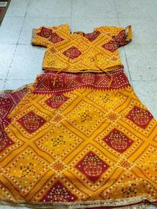 Chundri print Lehenga Choli
