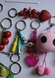 Cute &amp; Fun Keychain Collection 10 pcs set
