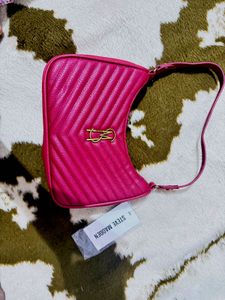 Steve Madden Pink Quilted Shoulder Bag
