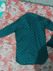 Men's Green Printed Kurta